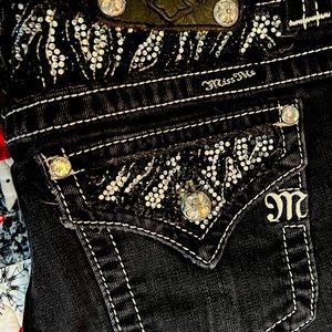 Black Miss Me Jeans